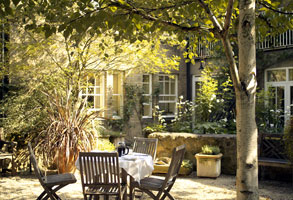 Courtyard at the Old Parsonage Hotel