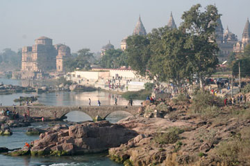 Orchha palace gardens1