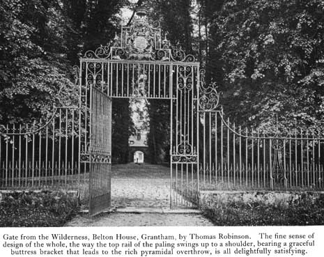 Ornament belton house railings p