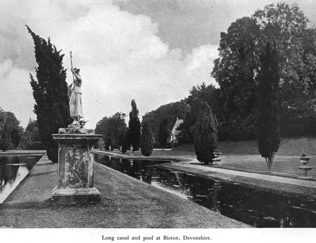 Ornament bicton canal garden l
