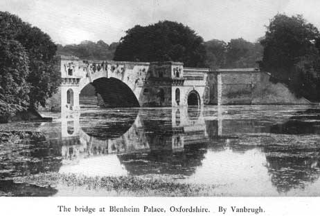 Ornament blenheim vanbrugh bridge p