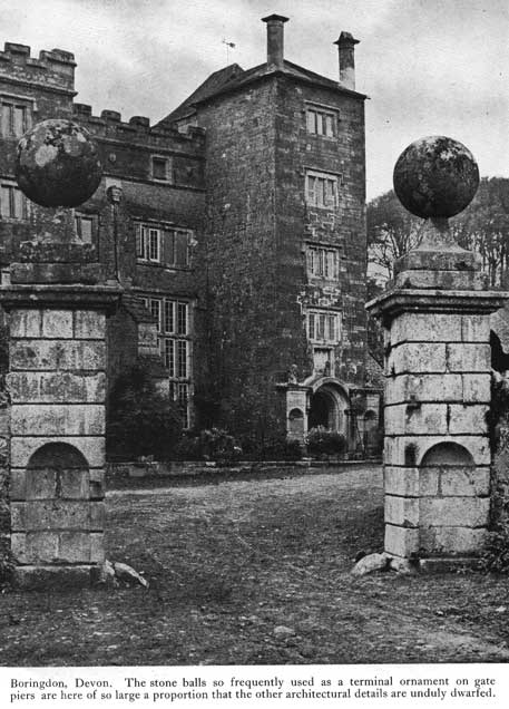 Ornament boringdon hall garden p