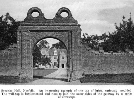 Ornament breccles hall garden gate p