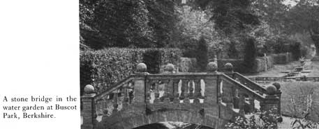 Ornament buscot park stone bridge p