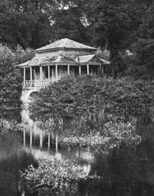 Ornament chinese temple summerhouse p