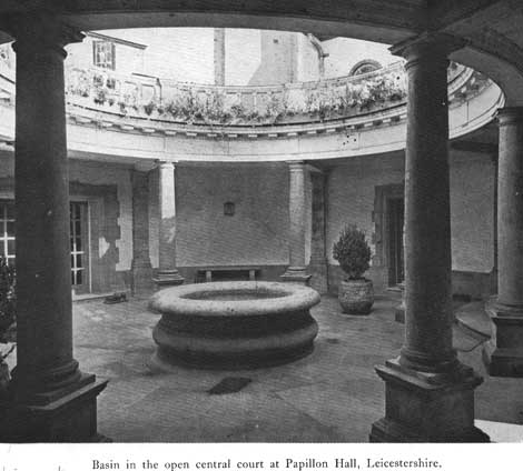 Ornament circular fountain court p