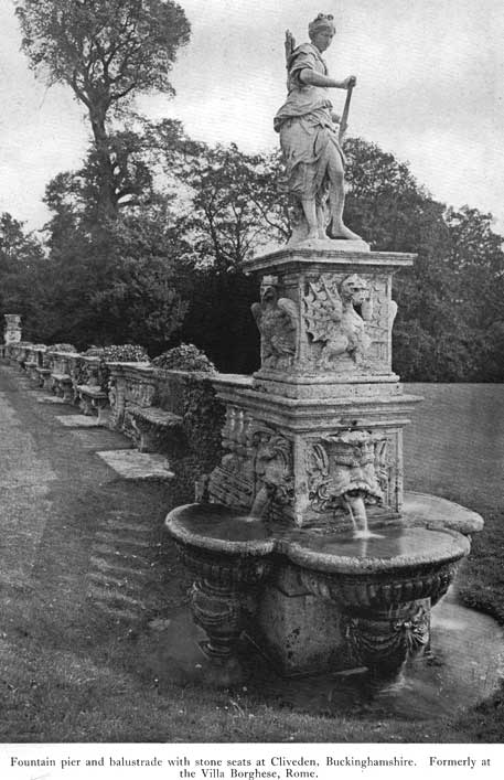 Ornament clivden fountain pier p