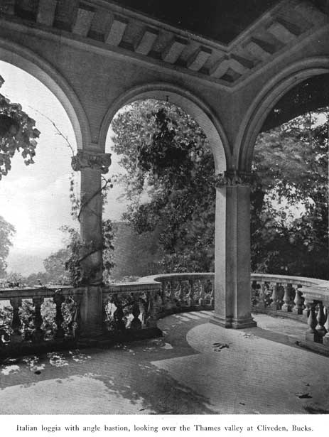 Ornament cliveden garden loggia p