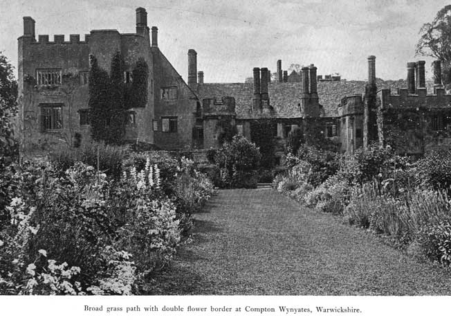 Ornament compton wynyates flower border l