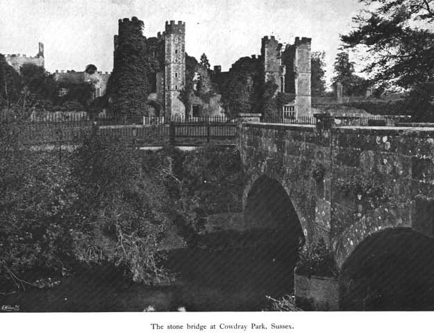 Ornament cowdray stone bridge l