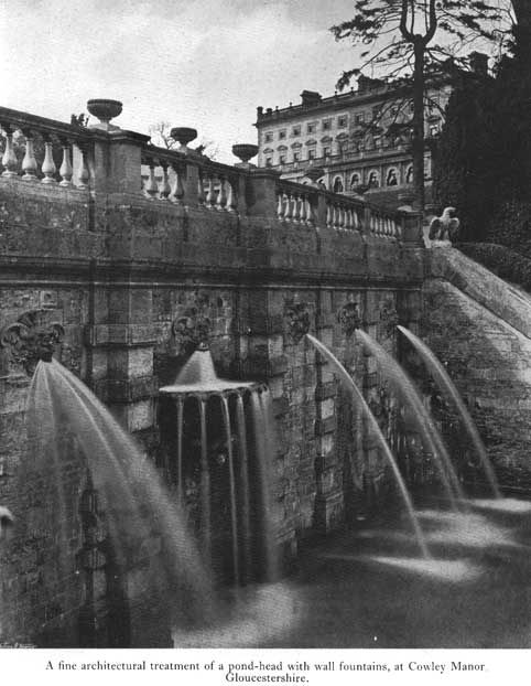 Ornament cowley manor pond head p
