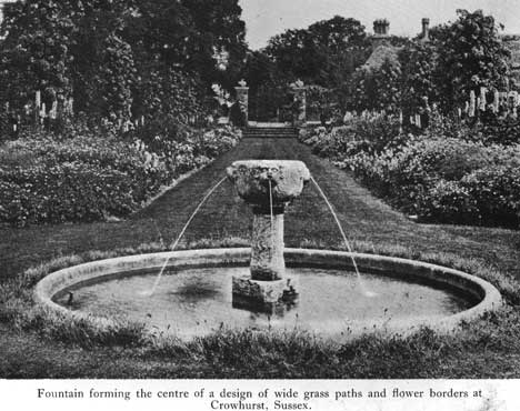 Ornament crowhurst circular fountain p