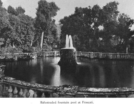 Ornament frascati fountain pool p