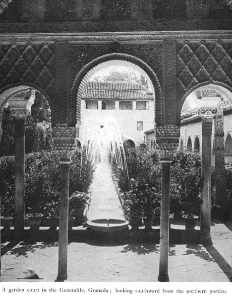 Ornament generalife fountain court p