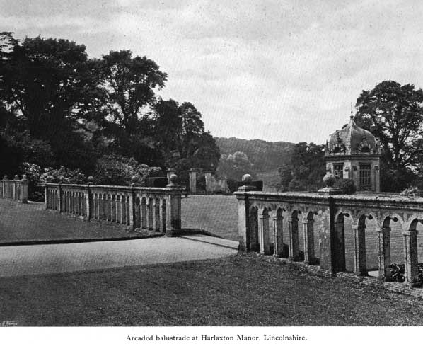 Ornament harlaxton manor garden l
