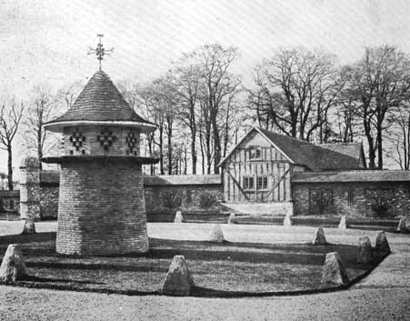 Ornament little pednor brick dovecote p