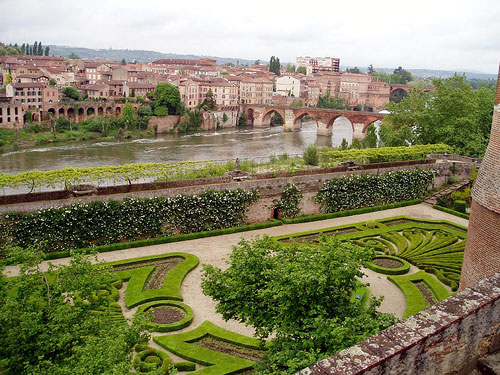 Parterre and River Tarn, Palais de la Berbie
