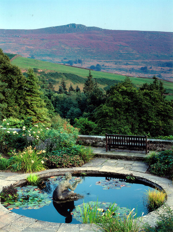 View from Parcevall Hall Gardens