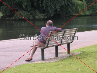  park bench relaxation london england as cast iron bench with wooden