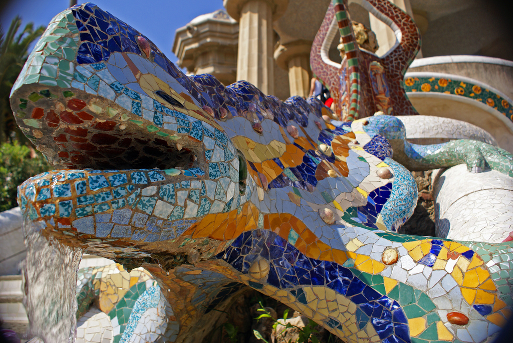 Parque Guell Barcelona Matt Smith