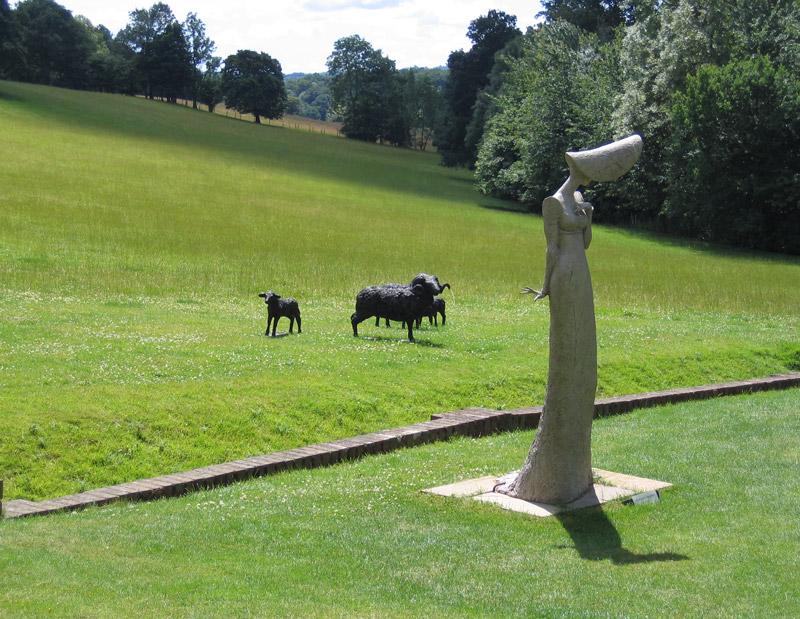 Sculptures at Pashley Manor Gardens