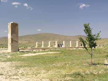 Ancient Persian garden at Passargadae