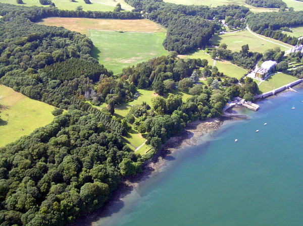 Aerial View, Plas Newydd Garden