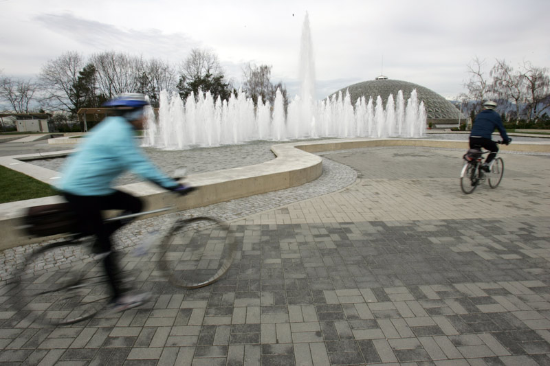 Fountains, Queen Elizabeth Quarry Gardens