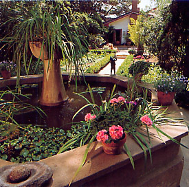 Fountain, Rancho Los Alamitos Garden