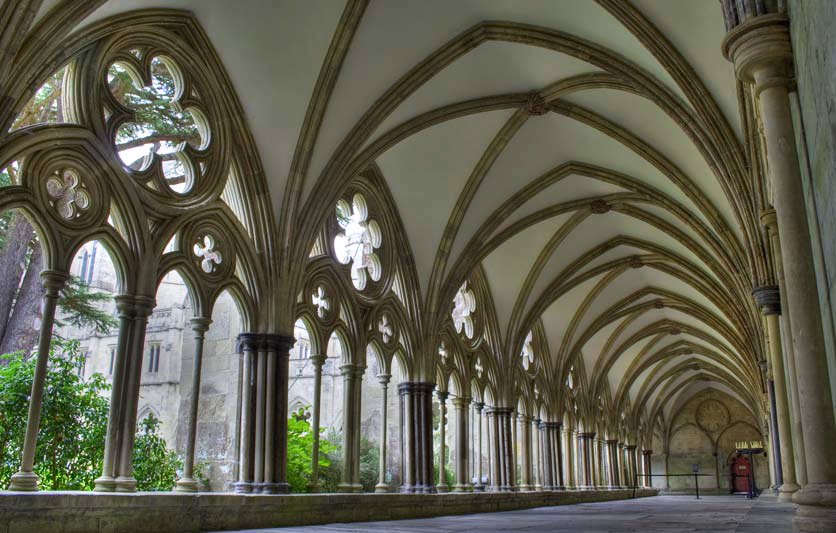 Salisbury Cathedral Cloister Garden ajoh198