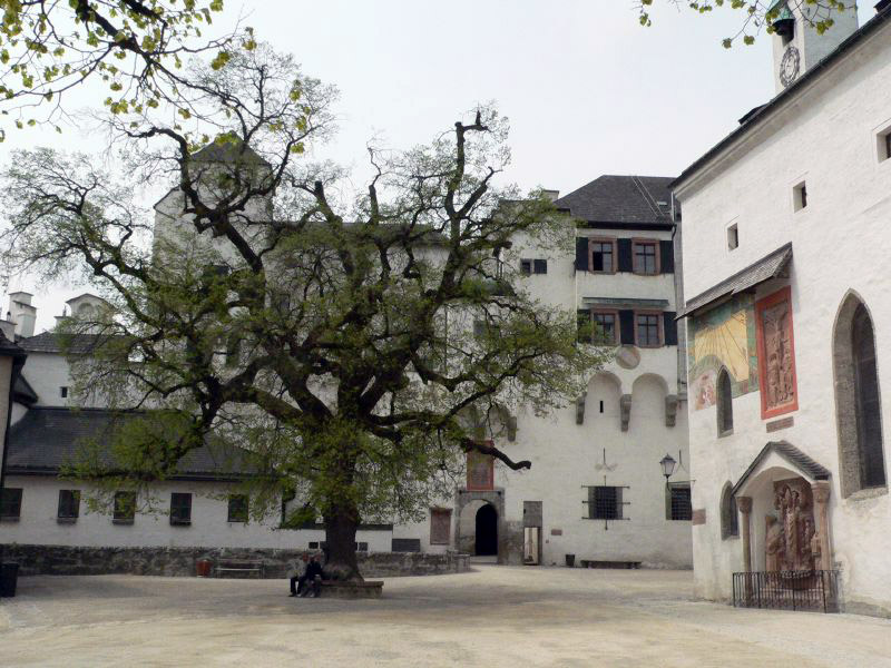 Courtyard at Salzburg Castle