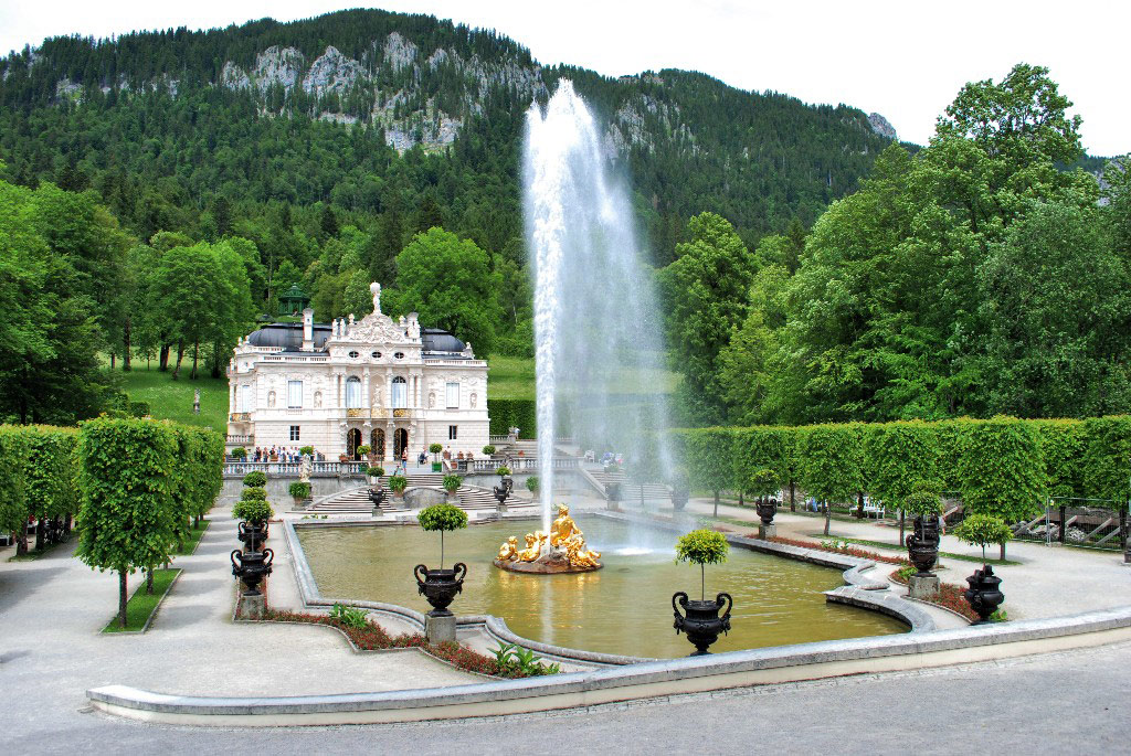 Fountain, Schlosspark Linderhof