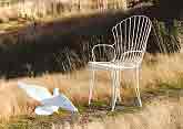 Chairs made from mild steel