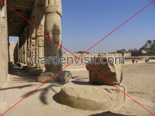 Columned portico of Seti I Temple