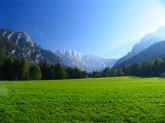 Alpine valley, Slovenia
