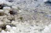 Snow turns to slush