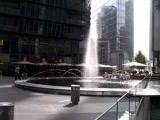 Sony center fountain