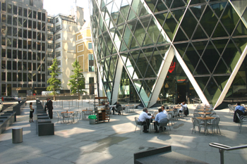The desert below the Gherkin