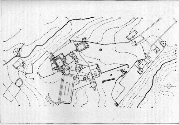 Hadrian's Villa at Tivoli Illustrations on CD edition of Garden Visit and Travel Guide - see www.gardenvisit.com/order_form.htm