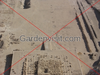 Tree pits at Temple Of Mentuhotpe II