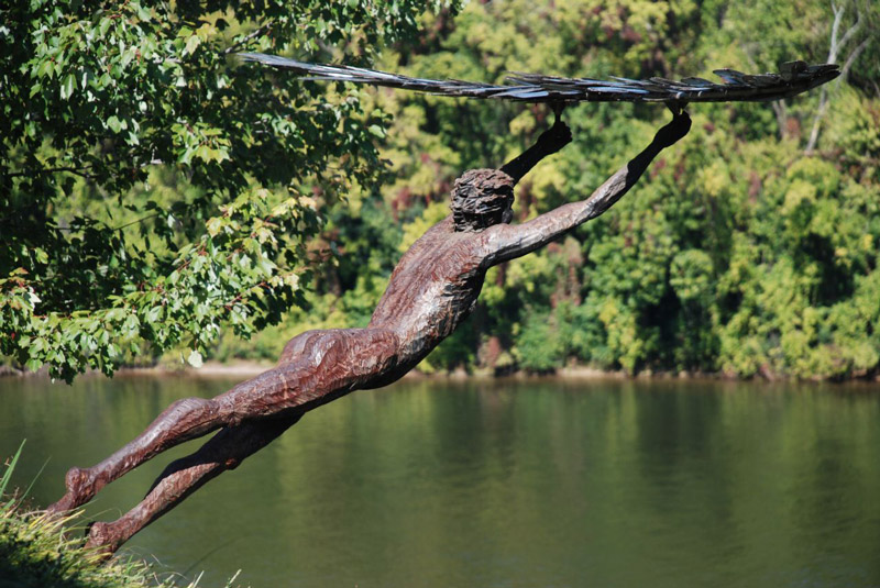 Icarus, Tennesse River Sculpture Garden