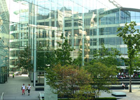 Tower place atrium