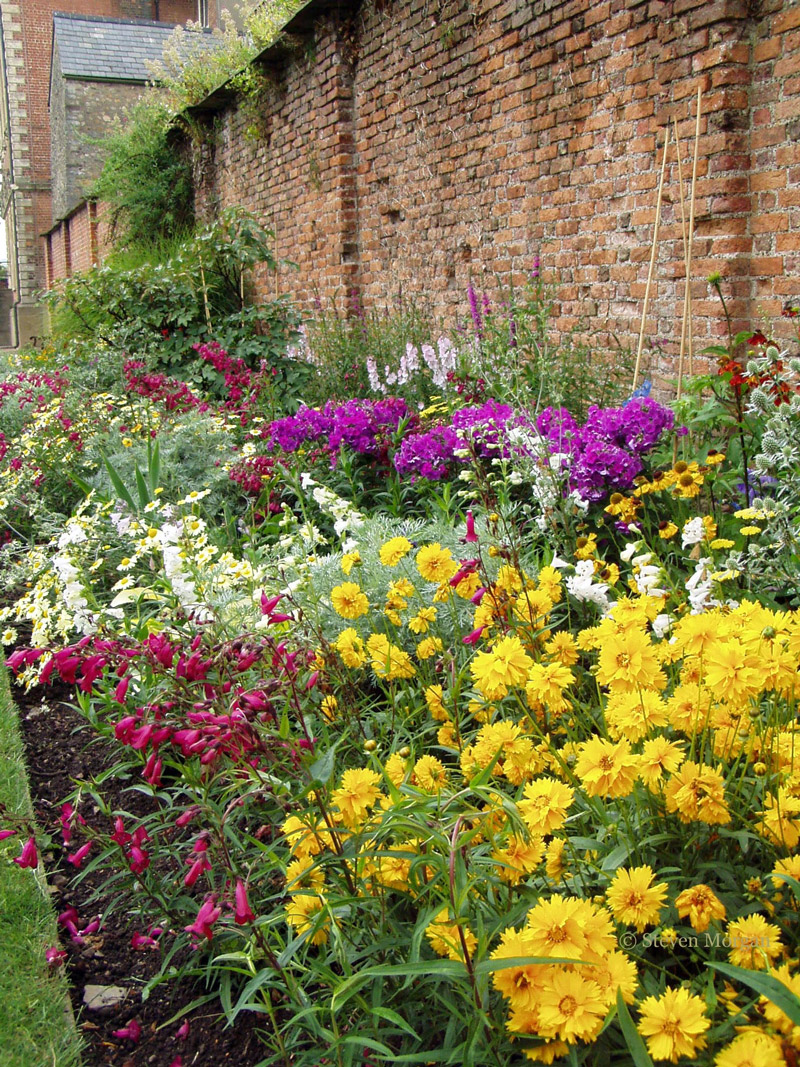Border at Tredegar House and Park