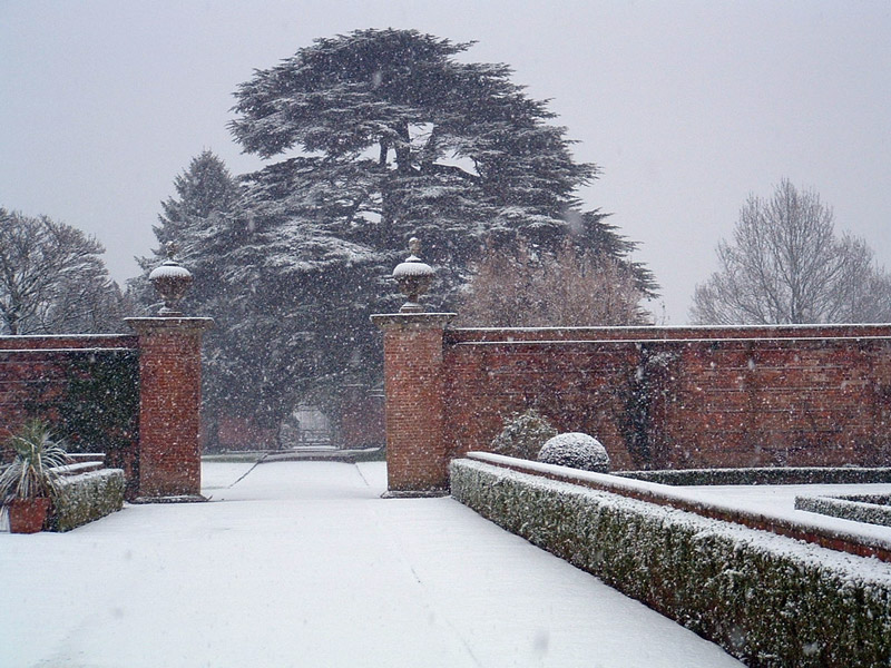 Tredegar House and Park in the Snow