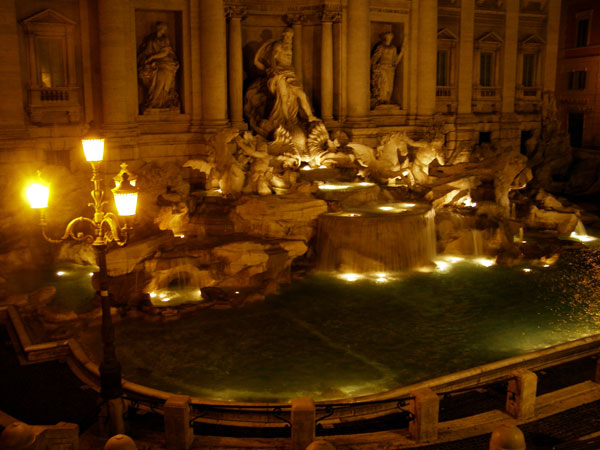 Trevi Fountain at Night