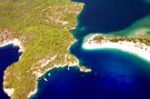 Turkish coast from the air