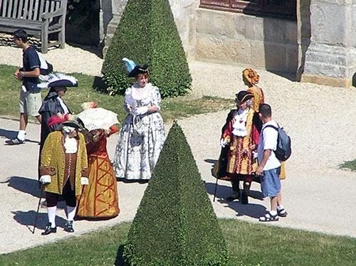 Period Costumes at Chateau de Vaux-le-Vicomte