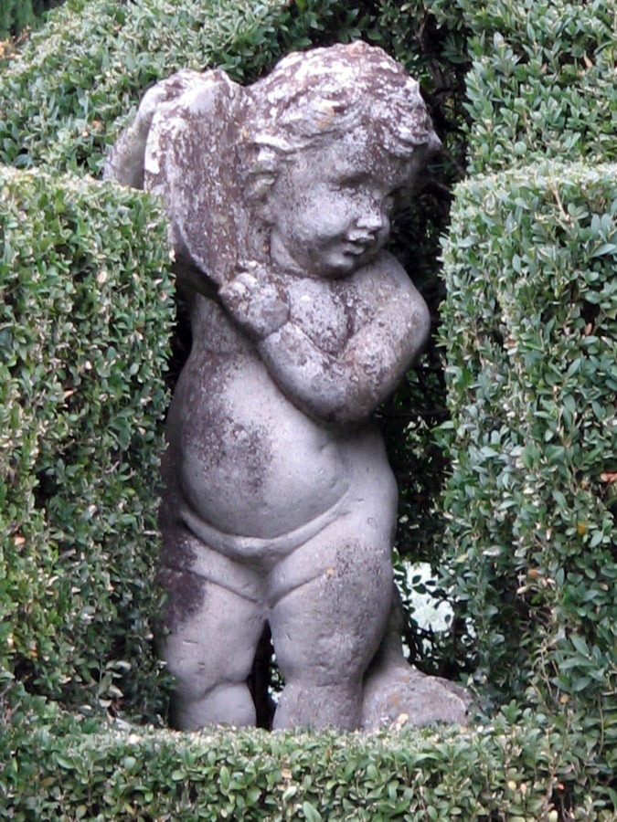 Cherub with Tambourine, Villa Gamberaia