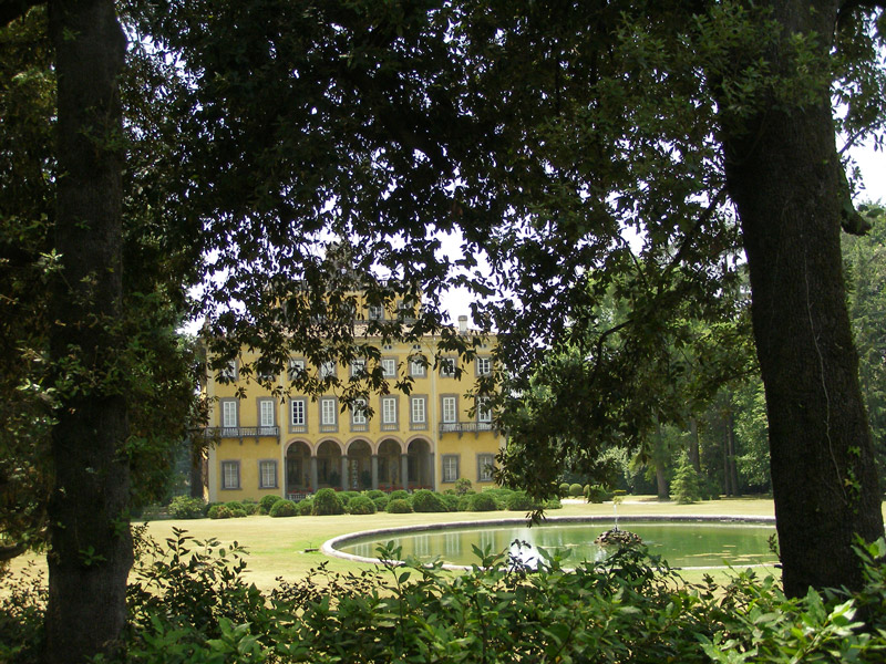 Villa Torrigiani Garden, Rear View