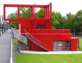 A folly, or follie, at Parac de la Villette